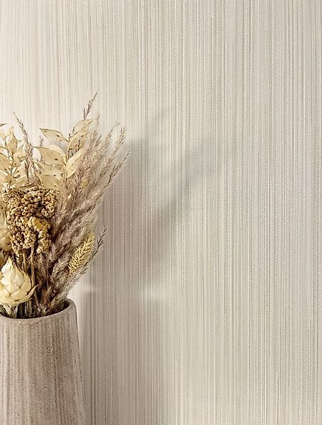 Newroom Vliestapete, Beige Tapete Modern Unifarbe günstig online kaufen