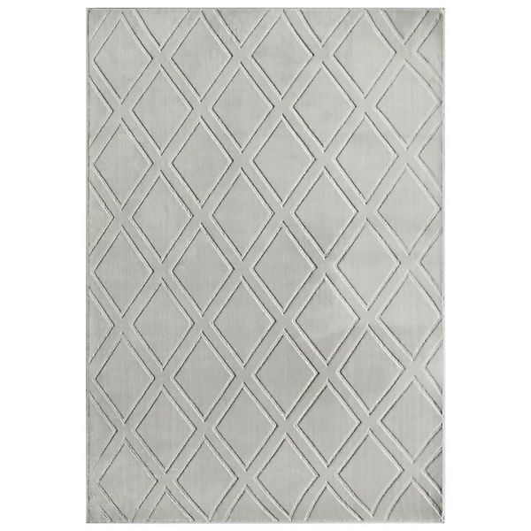 Teppich Monaco silber B/L: ca. 120x160 cm günstig online kaufen