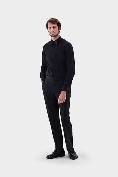Smokinghemd mit Kentkragen Slim Fit günstig online kaufen