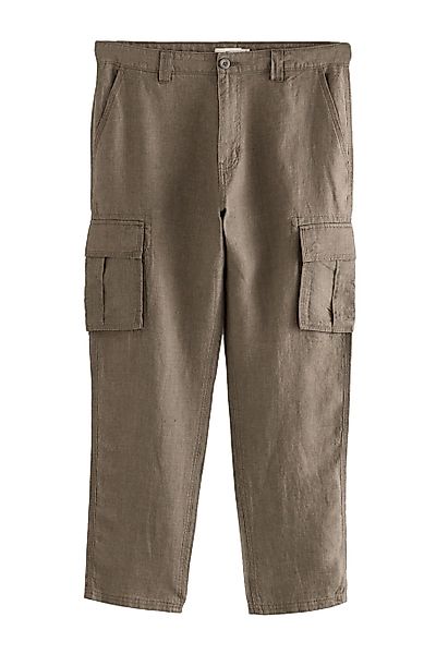 Next Leinenhose Regular Fit Signature Cargohose günstig online kaufen