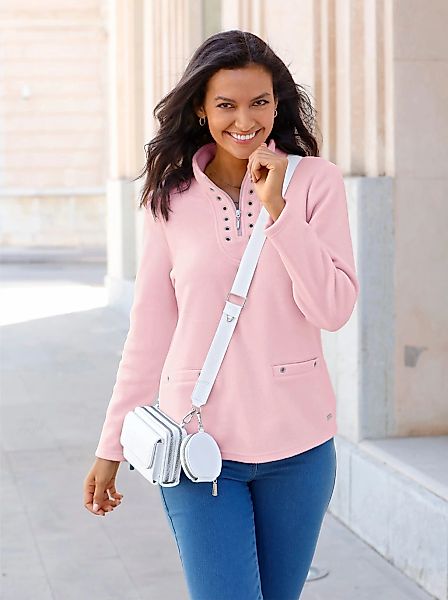 Casual Looks Fleeceshirt "Fleece-Shirt", (1 tlg.) günstig online kaufen