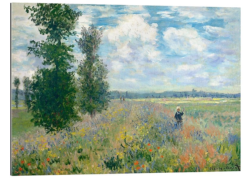 Posterlounge Wandbild Mohnfelder in der Nähe günstig online kaufen