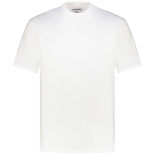 Jack&Jones T-Shirt aus Biobaumwolle Farbe weiß Größe: 4XL günstig online kaufen