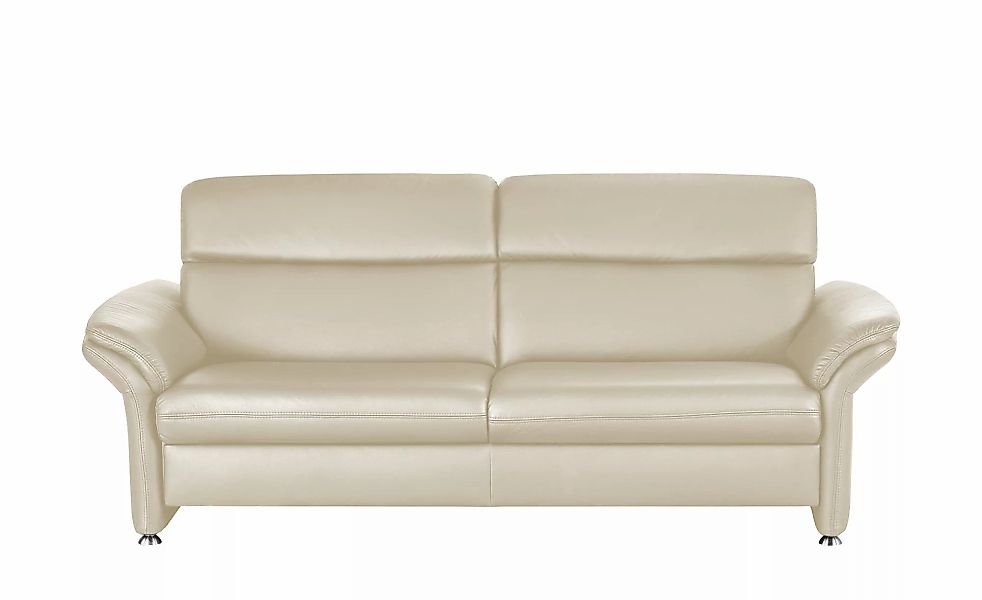 meinSofa Einzelsofa Leder Manon ¦ beige ¦ Maße (cm): B: 228 T: 92 Polstermö günstig online kaufen