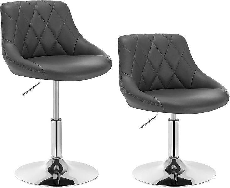 Woltu Barhocker (2 St), Barsessel Relaxsessel Loungesessel höhenverstellbar günstig online kaufen