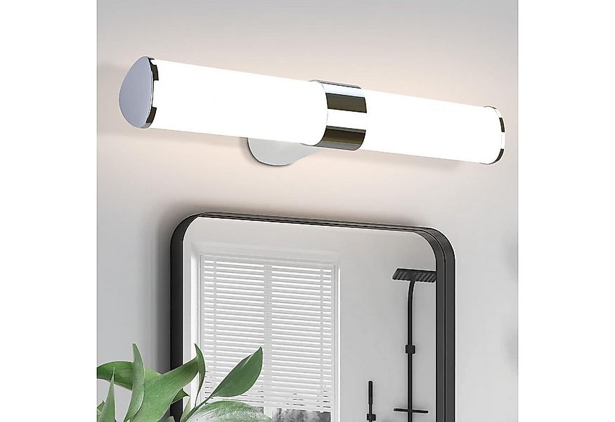 Nettlife LED Spiegelleuchte Bad Spiegellampe Badleuchte Chrom Wandlampe, LE günstig online kaufen