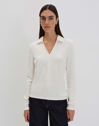 someday Langarm-Poloshirt Poloshirt KIKY Slim aus günstig online kaufen