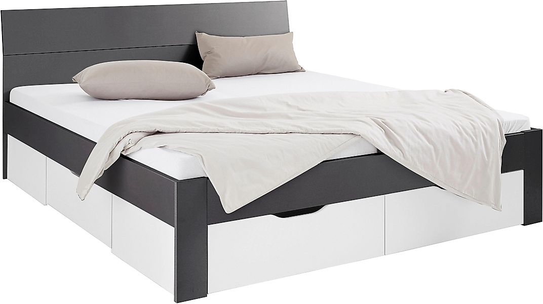 rauch Bett "Einzelbett Doppelbett Stauraum FLEXX Breiten 90/140/180 cm", Ei günstig online kaufen
