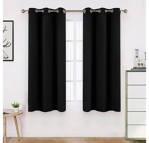 FOUORTUNATE-BEE Verdunkelungsvorhang Thermovorhang Kälteschutz mit Ösen (2 günstig online kaufen