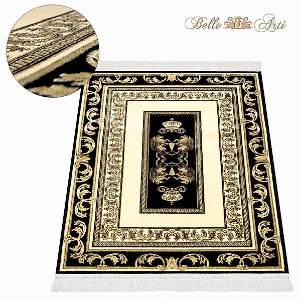 Belle Arti Teppich Teppich Pegasus Schwarz günstig online kaufen