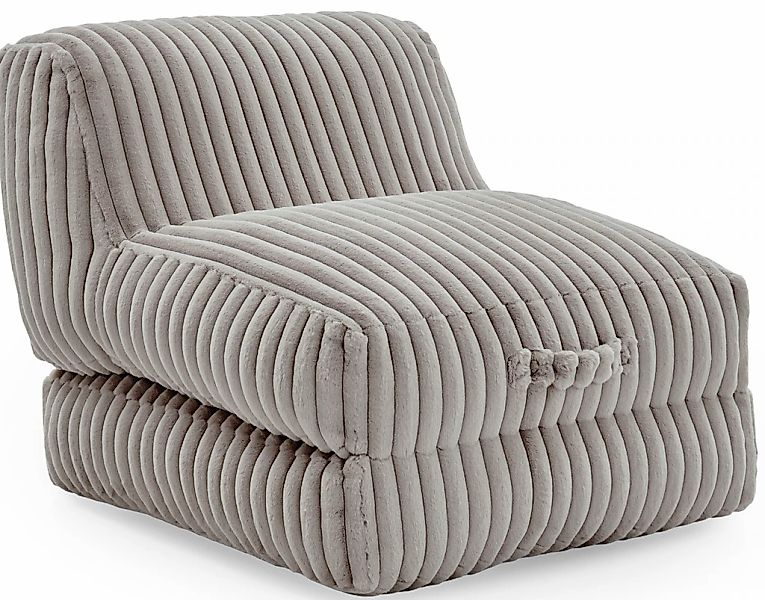 INOSIGN XXL-Sessel "Pia", Loungesessel in Megacord, 2 Größen, Schlaffunktio günstig online kaufen