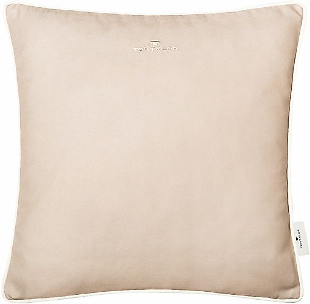 TOM TAILOR HOME Dekokissen »Dove Signature«, mit Paspel, Kissenhülle ohne F günstig online kaufen