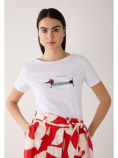 MORE&MORE T-Shirt T-Shirt mit Dackelprint günstig online kaufen