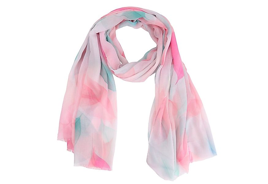 MIRROSI Modeschal Weicher & Leicht Großes Schal, ca.75x180cm, Blätter Print günstig online kaufen