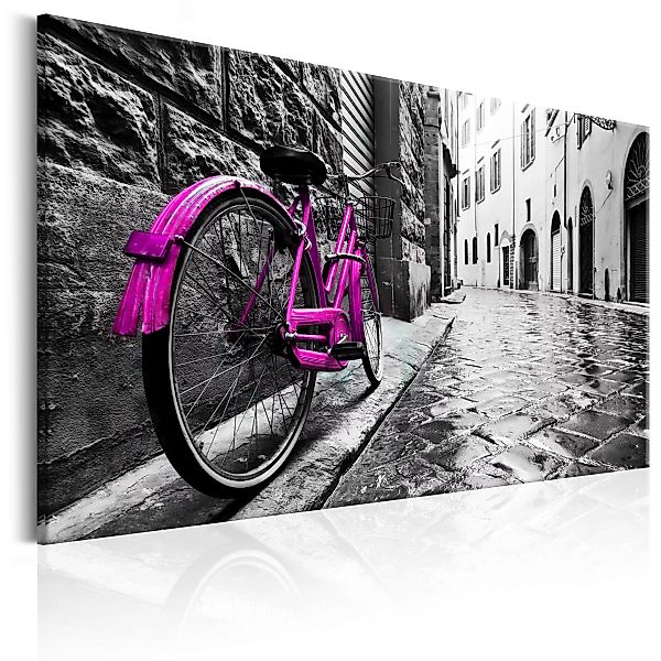 Wandbild - Vintage Pink Bike günstig online kaufen