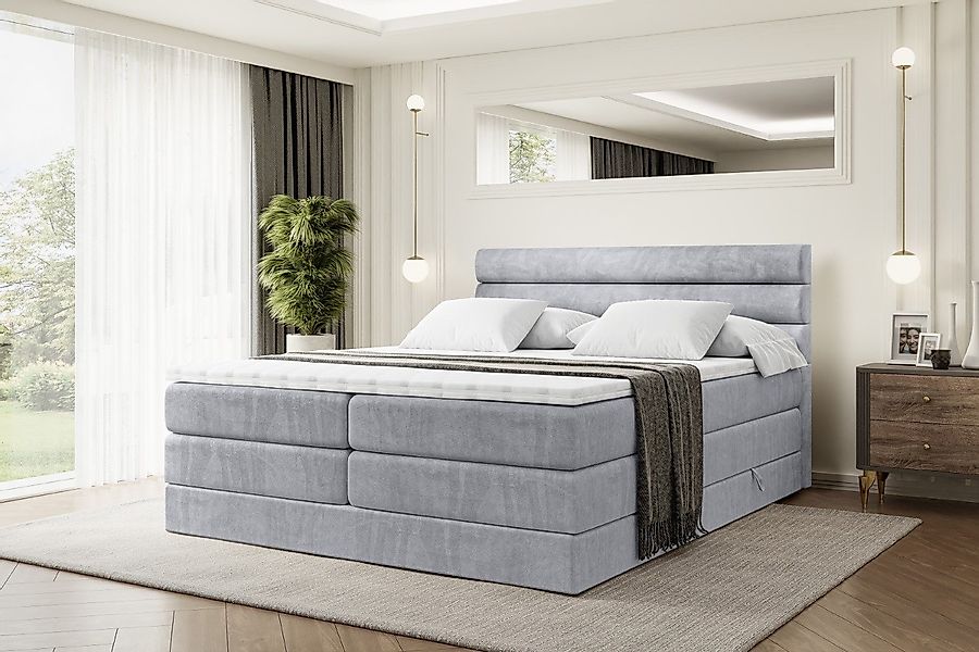 ALTDECOR Boxspringbett CELESTIA KING (Multipocket-Matratze H4, günstig online kaufen