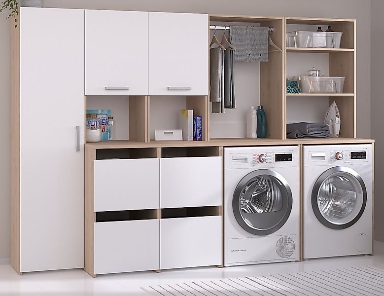 Parisot Waschmaschinenumbauschrank Laundry (Set 4-teilig mit 2x Umbauschran günstig online kaufen