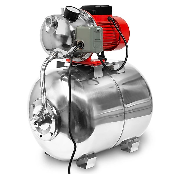 EBERTH Hauswasserwerk 3600 L/h 750W  50L Druckkessel aus Edelstahl günstig online kaufen