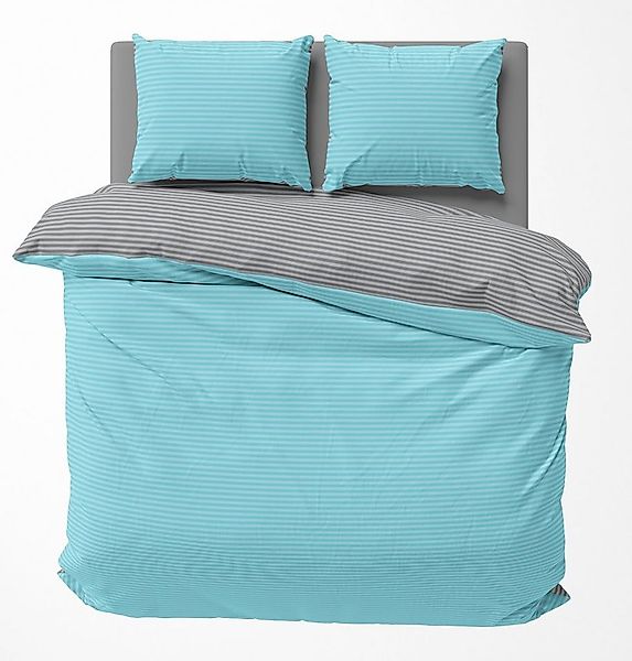 One Home Bettwäsche Wende Streifen, Renforcé, 3 teilig, gestreift und moder günstig online kaufen