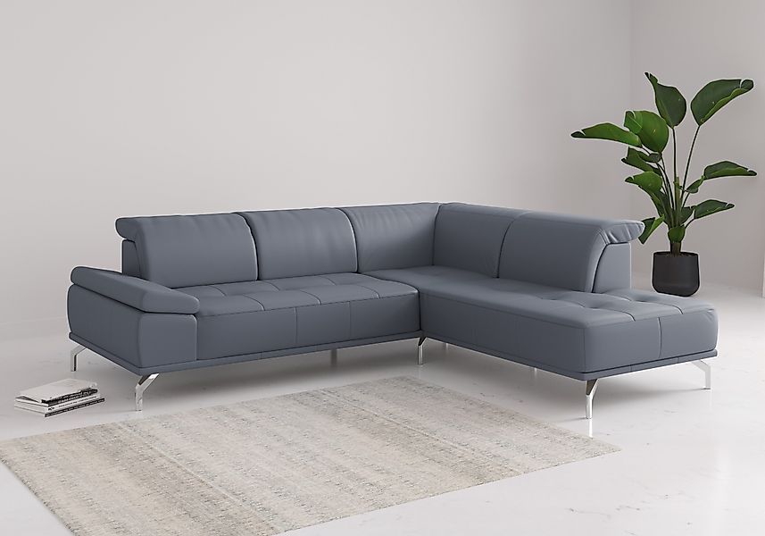 Places of Style Ecksofa Caluna, Inkl.Sitztiefenverstellung, günstig online kaufen