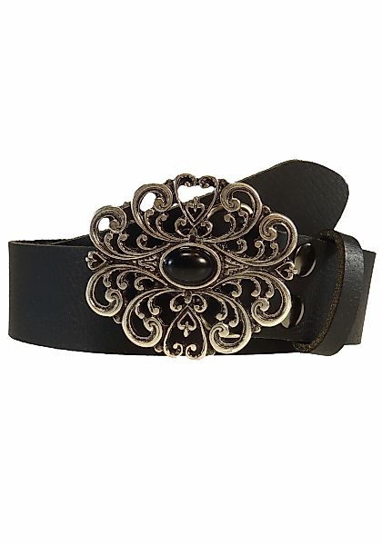 Rettungsring Gürtel Ledergürtel mit austauschbarer Schließe "Ranke mit Schw günstig online kaufen