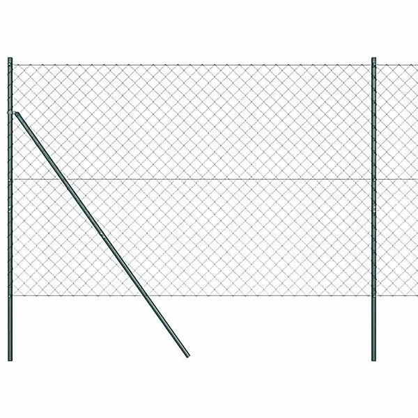 vidaXL Zaunpfosten Grün 10 x 1,6 m 60 x 60 mm Maschenweite 3351081 günstig online kaufen