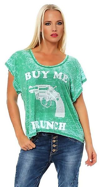 Local Celebrity Damen T-Shirt Shirt Kurzarmshirt LWBT104459 green günstig online kaufen