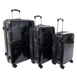 Crosstravel Kofferset Voyage, 4 Rollen, (3 günstig online kaufen