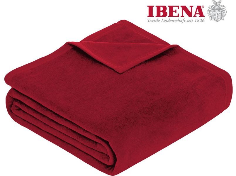 IBENA Wohndecke "Luxus" verschiedene Größen, unifarbenes Design, Kuscheldec günstig online kaufen