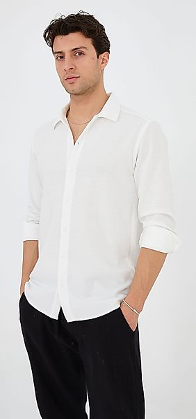 Megaman Jeans Langarmhemd Megaman Herren Freizeit-Hemd günstig online kaufen