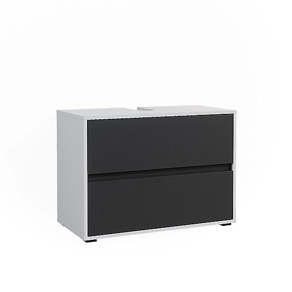 Vicco Waschbeckenunterschrank Maltin, Weiß/Anthrazit/Weiß, 80.2 x günstig online kaufen