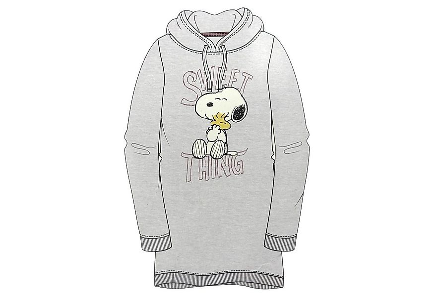 United Labels® Kapuzenpullover PEANUT Snoopy Kapuzenpullover lang Sweatshir günstig online kaufen