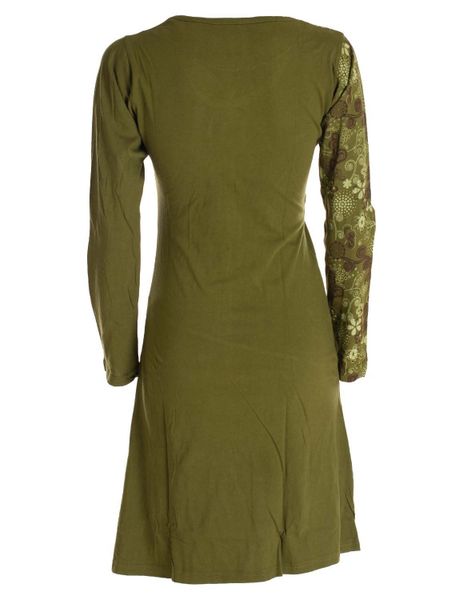 Vishes Jerseykleid Asymmetrisches Langarm Jersey Kleid günstig online kaufen