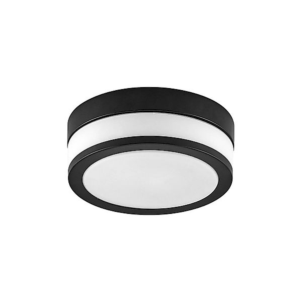 Lindby Deckenlampe Flavi 9627060 Spritzwassergeschützt Modern in Schwarz au günstig online kaufen