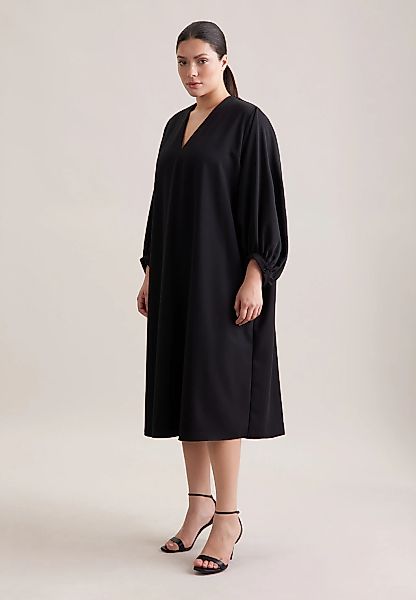 seidensticker Sommerkleid "Schwarze Rose" 1/1 V-Neck Uni günstig online kaufen