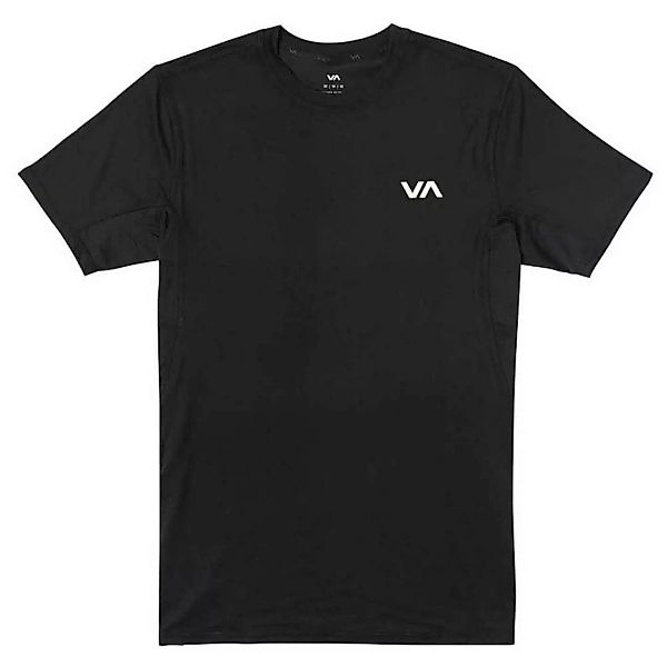 Rvca Sport Vent Kurzärmeliges T-shirt S Black günstig online kaufen