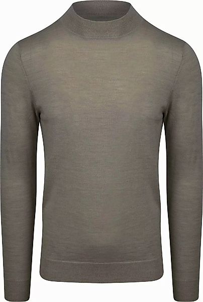 Profuomo Turtleneck Merino Pullover Grün - Größe M günstig online kaufen