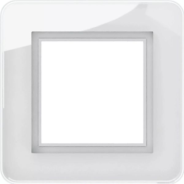 Glasrahmen Leonie Unterputz Innen 1-fach 84 x 84 mm Weiß günstig online kaufen