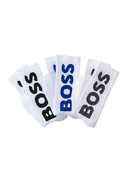 BOSS Socken 3P QS Rib Logo günstig online kaufen
