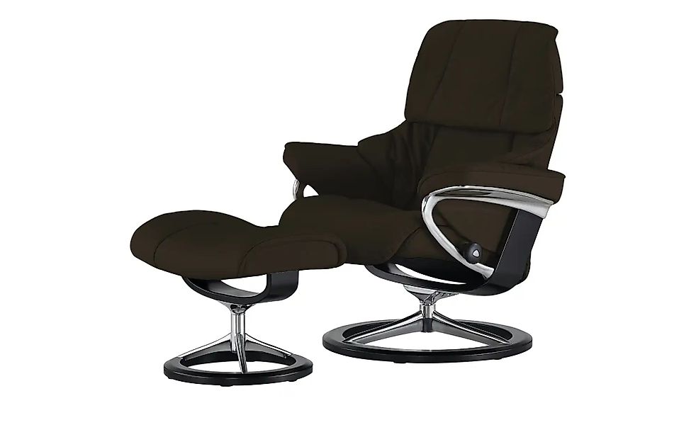 Stressless Relaxsessel mit Hocker  Reno L ¦ braun ¦ Maße (cm): B: 92 H: 110 günstig online kaufen
