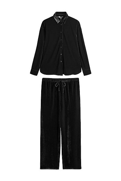 The Set Hosenanzug The Set Samthemd und Hose, 2-teiliges Set (2-tlg) günstig online kaufen