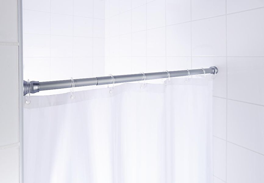 Ridder Duschvorhangstange Wien chrom matt, Aluminium, günstig online kaufen