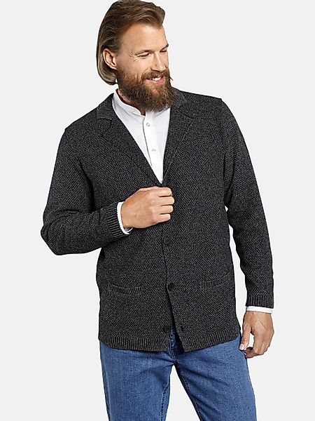 Jan Vanderstorm Strickjacke "Strickjacke ASGER", in leichtem Baumwoll-Mix günstig online kaufen