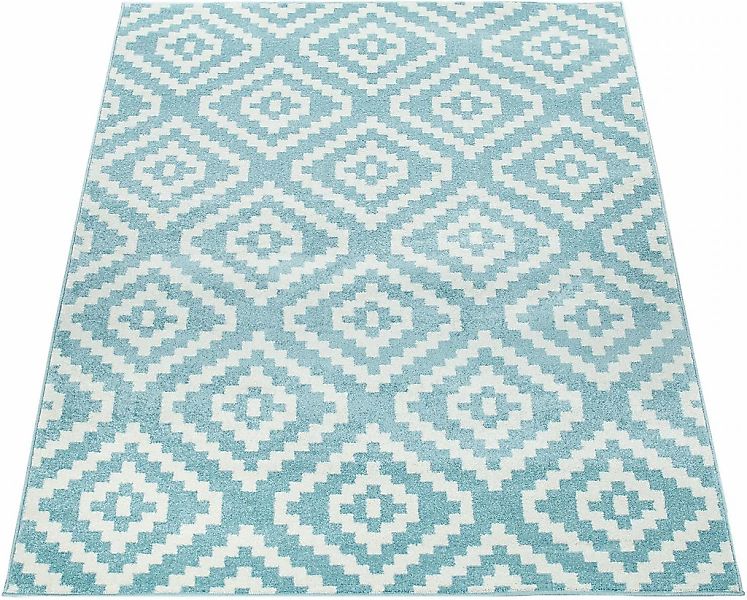 Paco Home Läufer "Stella 400" rechteckig 16 mm Höhe Teppich-Läufer, Kurzflo günstig online kaufen