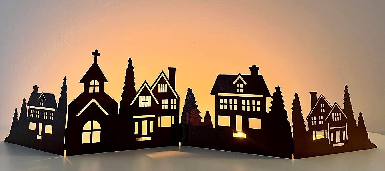 LB H&F Lilienburg Weihnachtshaus Haus Weihnachten Weihnachtshaus Lichthaus günstig online kaufen