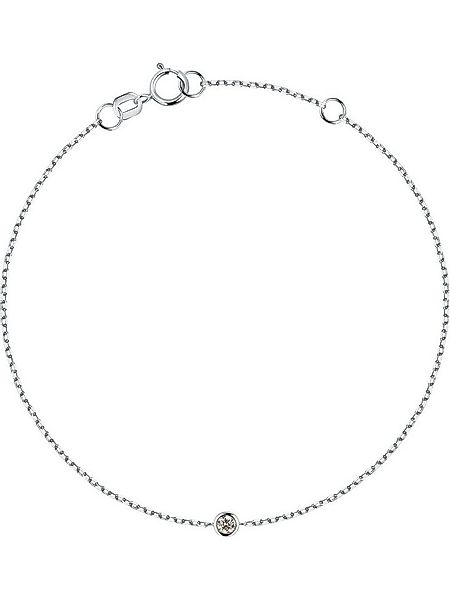 CHRIST Armband CHRIST Damen-Armband 750er Weißgold 1 Diamant günstig online kaufen