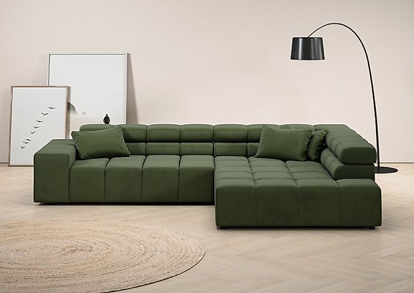 INOSIGN Ecksofa »Ancona incl. Kopfteilverstellung, OTTOs Choice, Breite 319 günstig online kaufen
