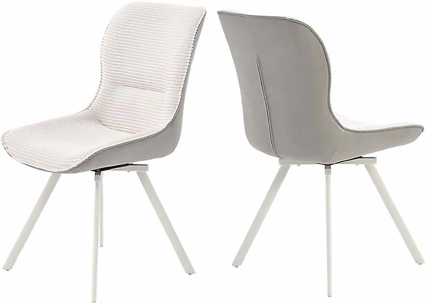 Jockenhöfer Gruppe 4-Fußstuhl "Mellum" (Set) 2 Stk.Inklusive Drehfunktion ( günstig online kaufen