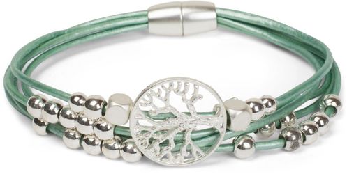 styleBREAKER Armband Armband mit Lebensbaum, Perlen günstig online kaufen