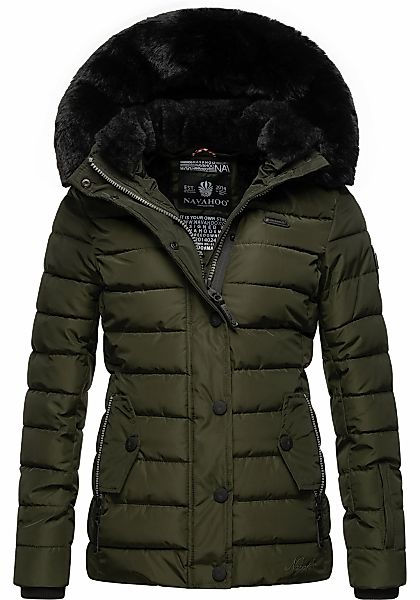 Navahoo Steppjacke "Milianaa", mit Kapuze, Edle Winterjacke mit weicher Kun günstig online kaufen